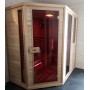 Sauna Relax Lux-höger cederträ energisnål infraröd bastu